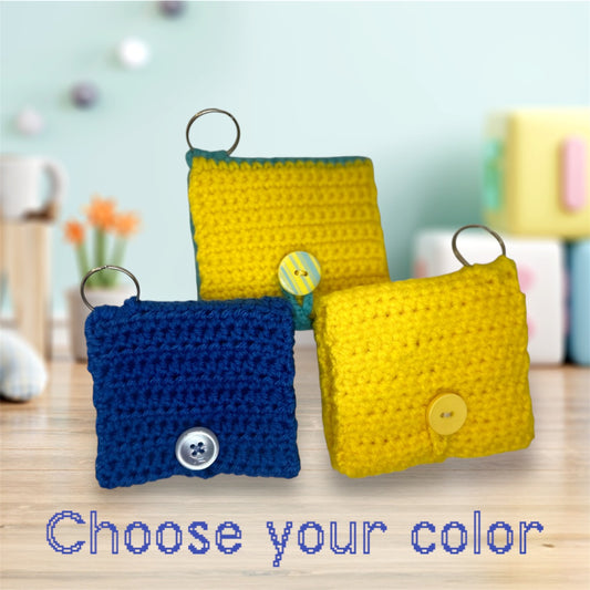 CROCHET KEY WALLET