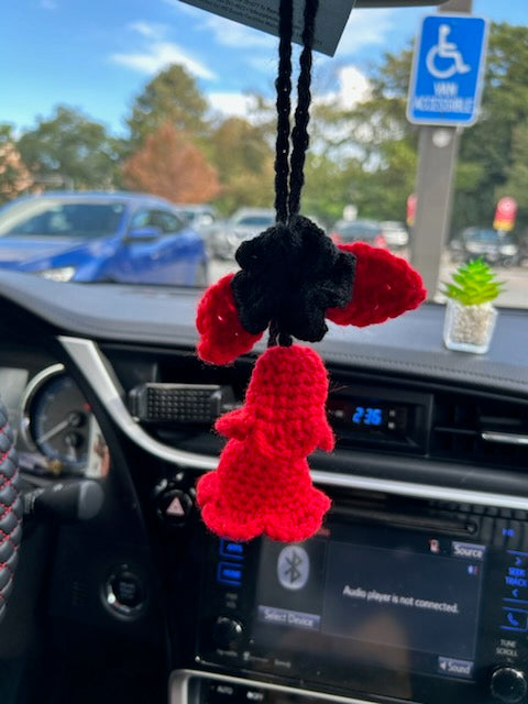 CROCHET CUTE CAR ACCESSORY