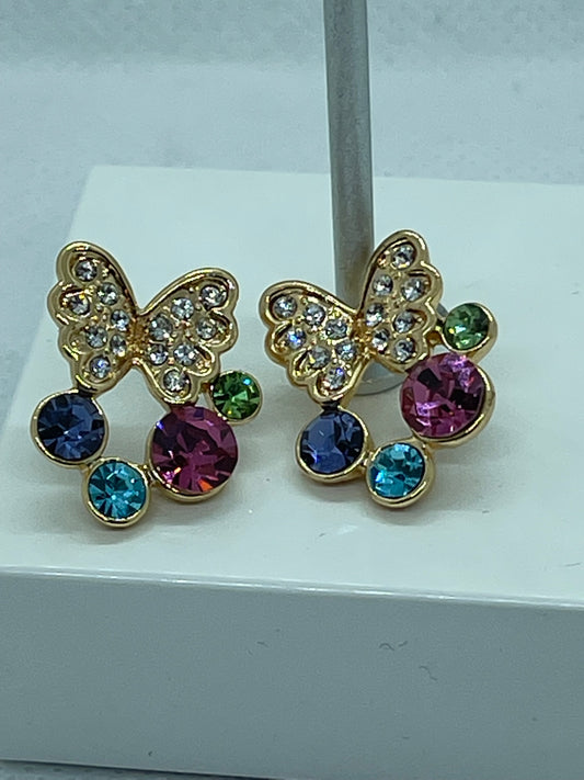 Colorful Butterfly Earrings